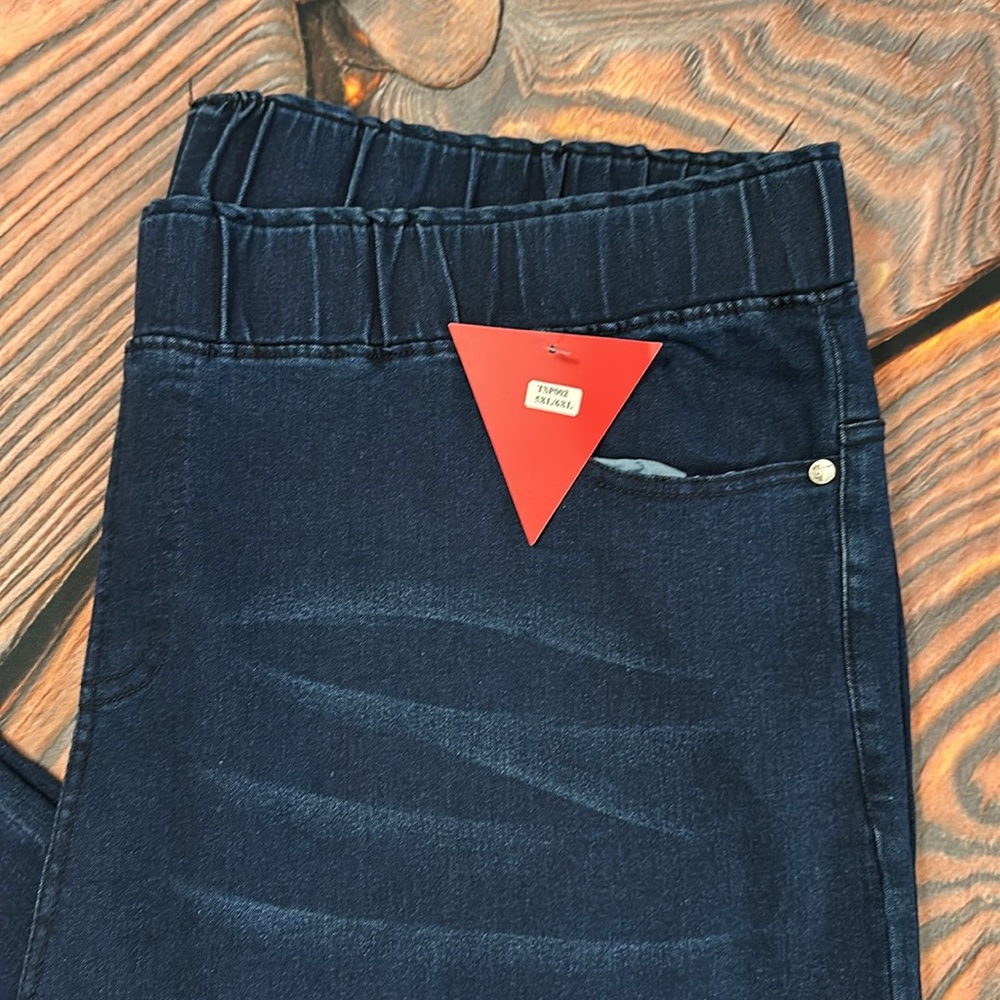 NWT Jeggings Love Sweet 5XL Dark Blue - Picture 2 of 8